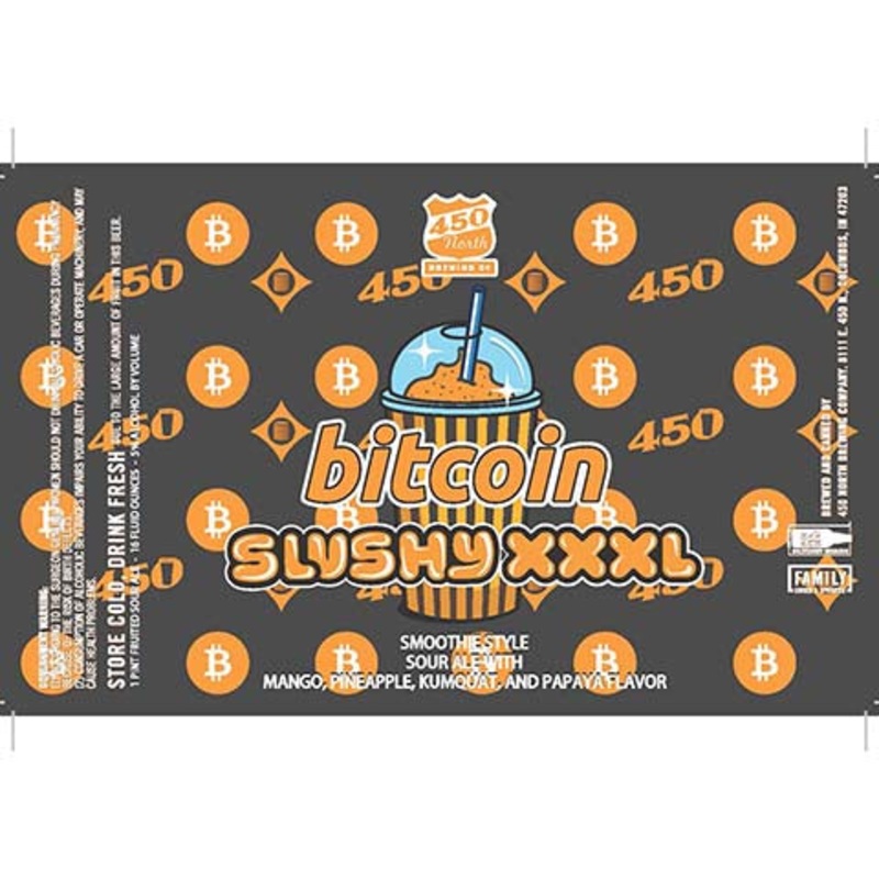 450 North Bitcoin Slushy XXXL Sour Ale 16OZ SINGLE CAN