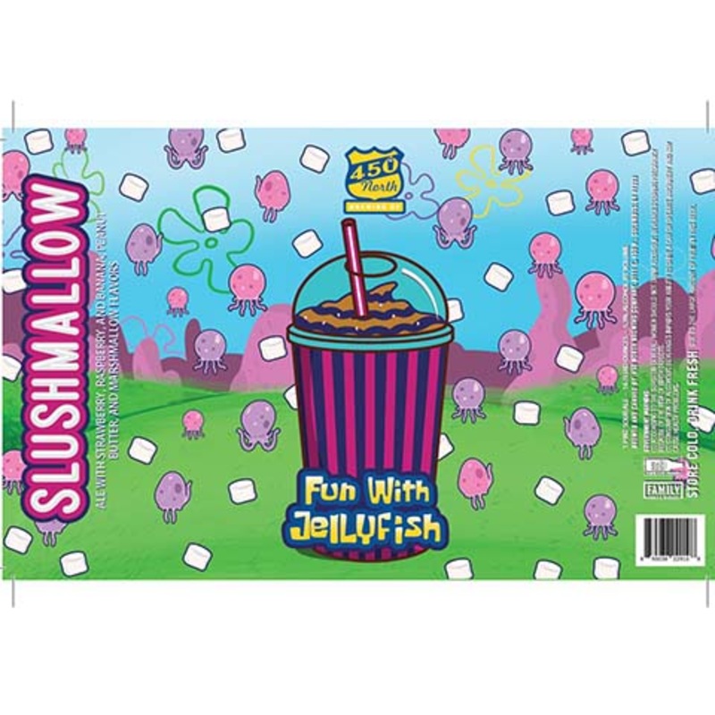450 North Slushmallow Fun With Jellyfish Sour Ale 16OZ SINGLE CAN