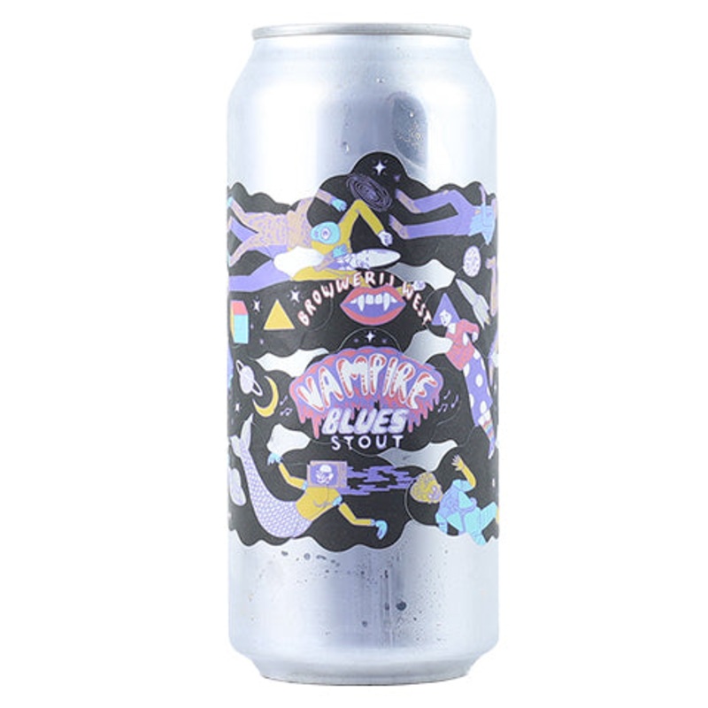 Brouwerij West Vampire Blues Stout 16OZ SINGLE CAN