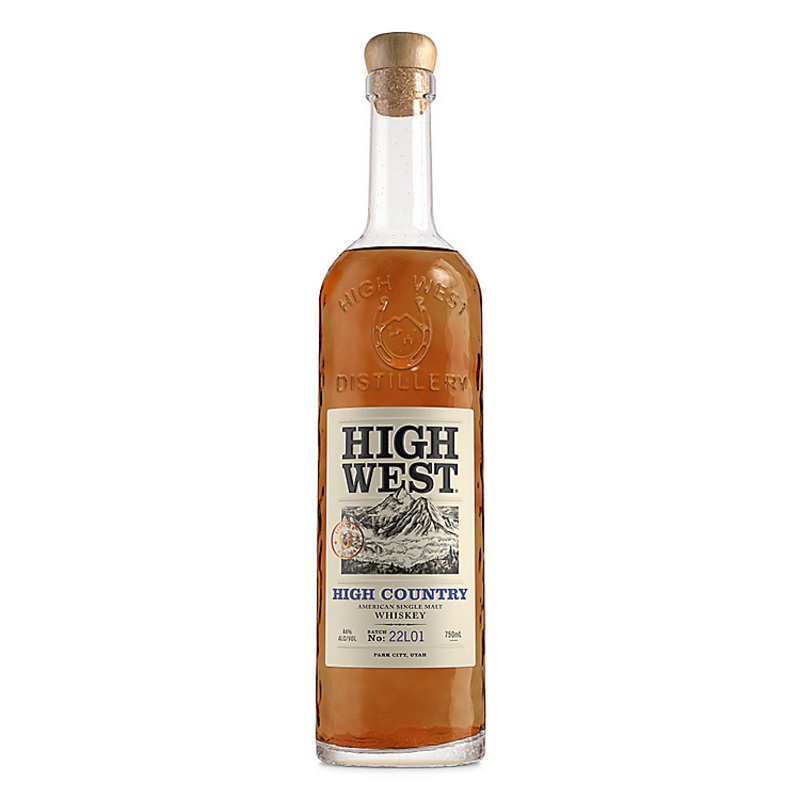 HIGH WEST AMERICAN SINGLE MALT WHISKEY HIGH COUNTRY LIMITED RELEASE 88 750ML 750ML