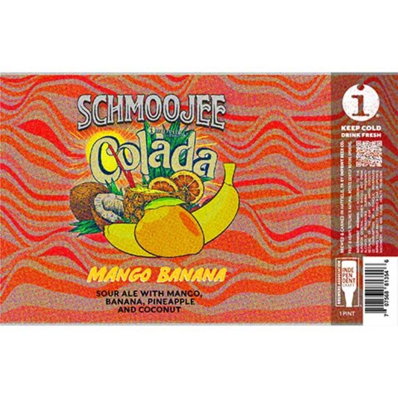 Imprint Beer Schmoojee Colada Mango Banana Sour Ale 16OZ SINGLE CAN
