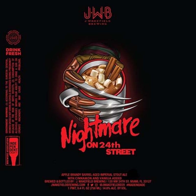 J. Wakefield Nightmare on 24th Street Imperial Stout Ale 16OZ SINGLE CAN