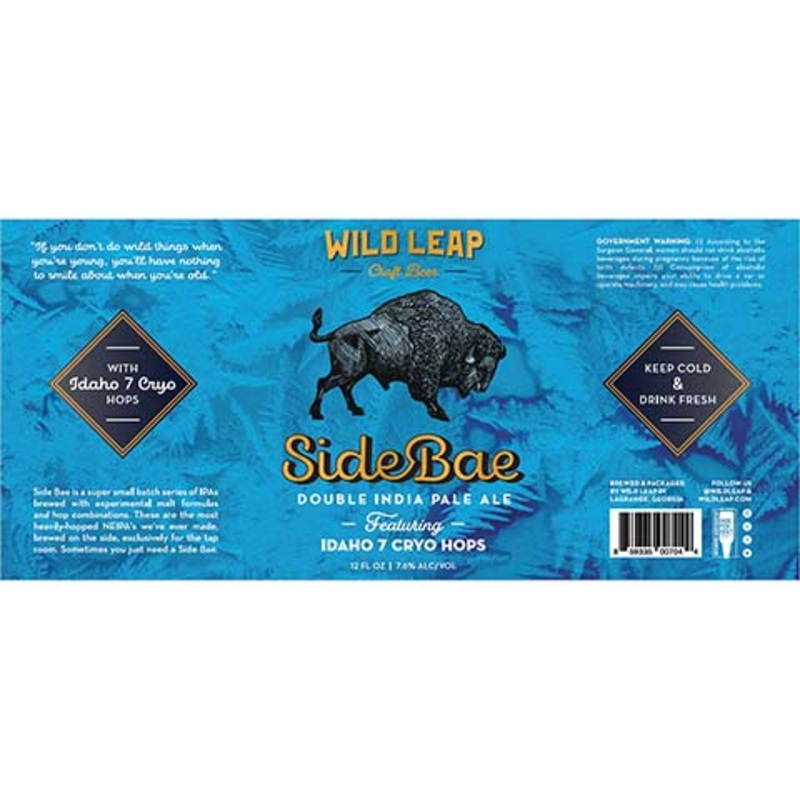 Wild Leap SideBae DIPA 12OZ SINGLE CAN