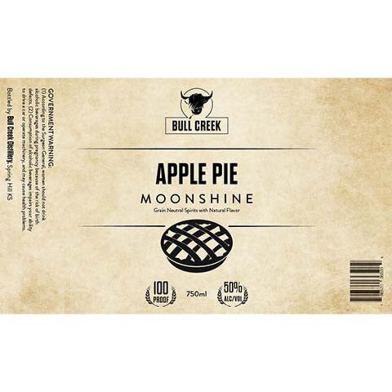 Bull Creek Apple Pie Moonshine 750ML BTL