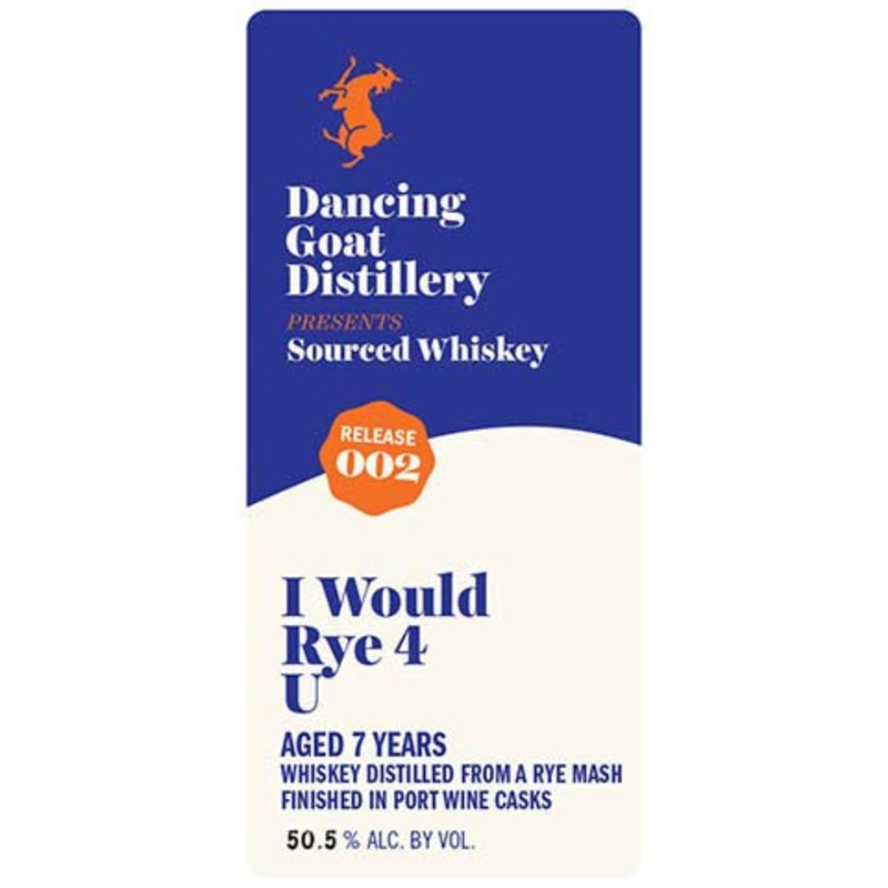 Dancing Goat I Would Rye For You 7-Year-Old Whiskey 750ML BTL