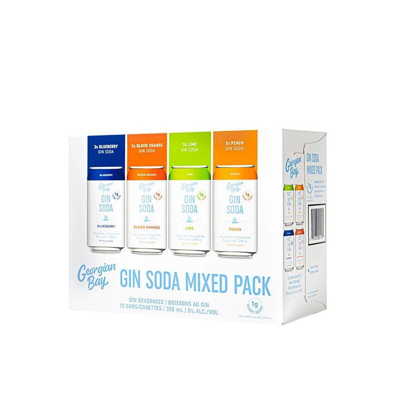 GEORGIAN BAY GIN SODA MIXED PACK 355ML 12PK CAN @ Lethbridge [1029735] 4260 ml