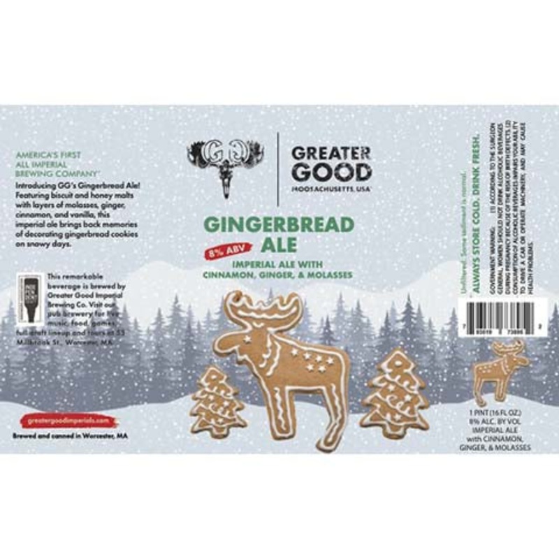 Greater Good Gingerbread Ale 16OZ SINGLE CAN