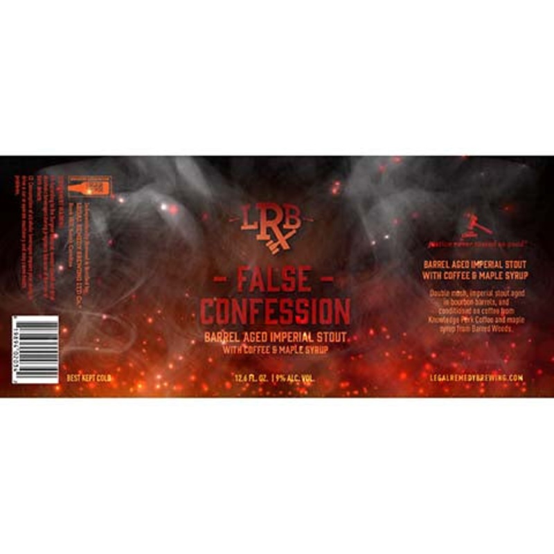 Legal Remedy False Confession Imperial Stout 12.6OZ SINGLE BTL