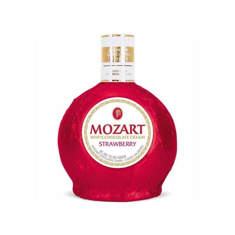 Mozart White Chocolate Cream Strawberry Liqueur