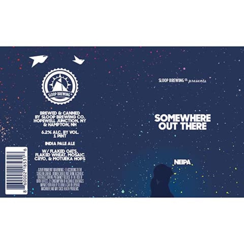 Sloop Somewhere Out there NEIPA 16OZ SINGLE CAN