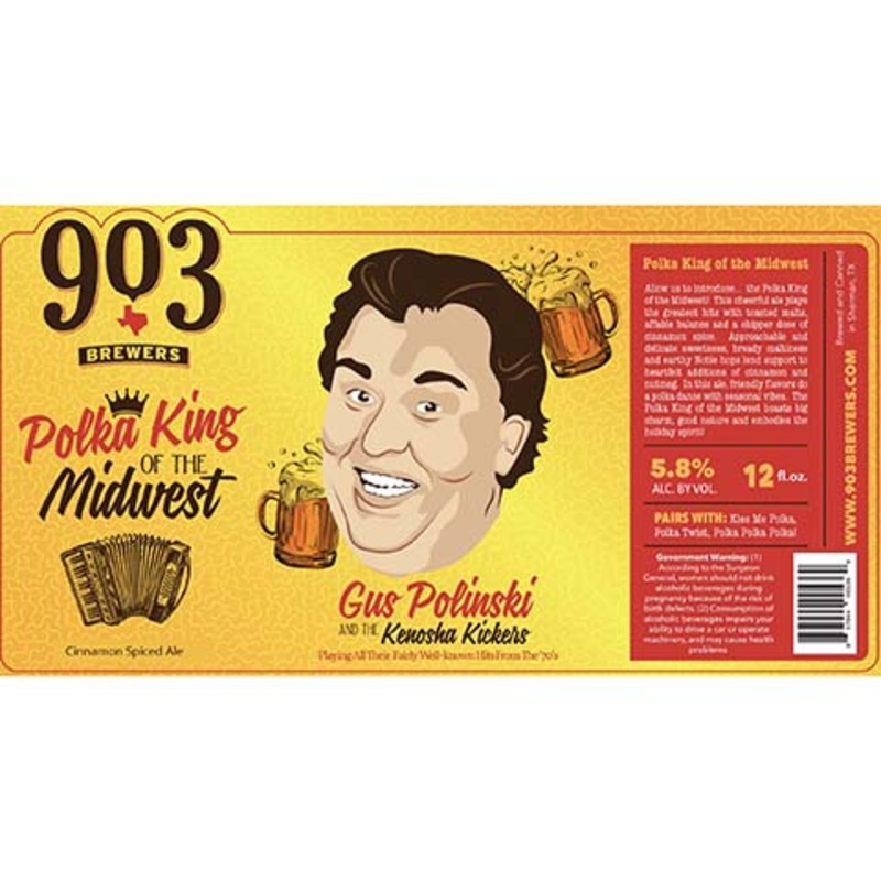 903 Brewers Polka King of the Midwest Spiced Ale 12OZ SINGLE CAN