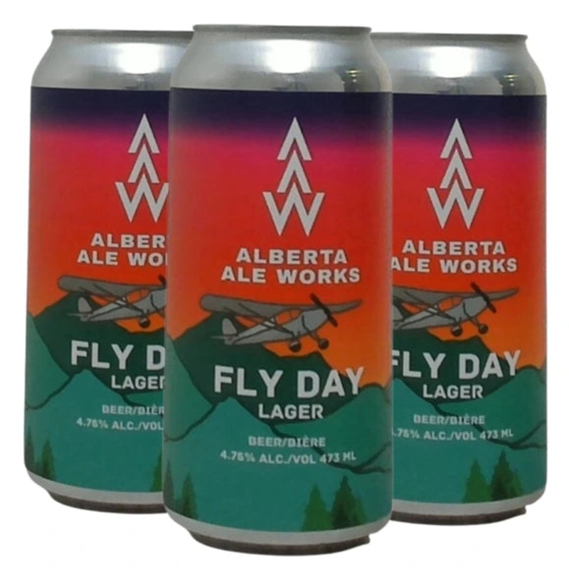 ALBERTA ALE WORKS FLY DAY LAGER 473ML 4PK CAN @ Emerald Hills [1048272] 1892 ml