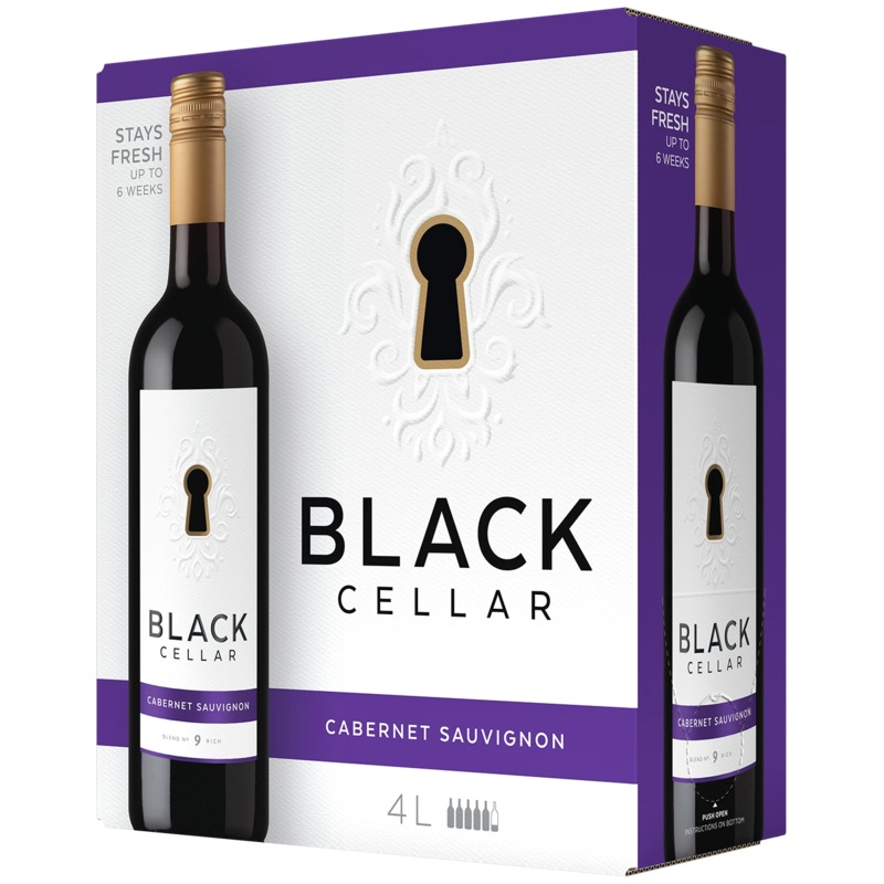BLACK CELLAR CABERNET SAUVIGNON 4L @ Signal Hill [1040910] 4000 ml