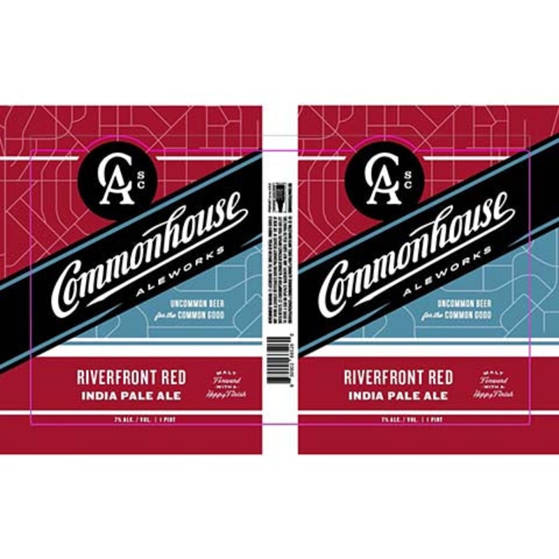 Commonhouse Aleworks Riverfront Red IPA 16OZ SINGLE CAN