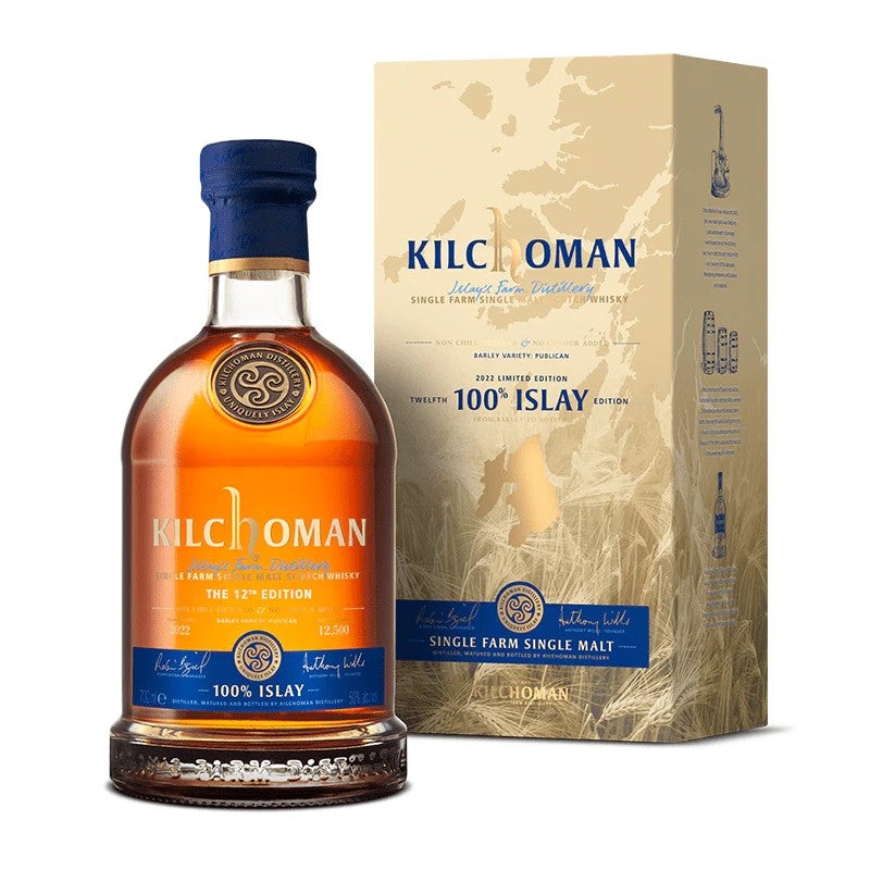 Kilchoman 100% Islay 12th Edition Single Malt Scotch Whisky 750ML BTL
