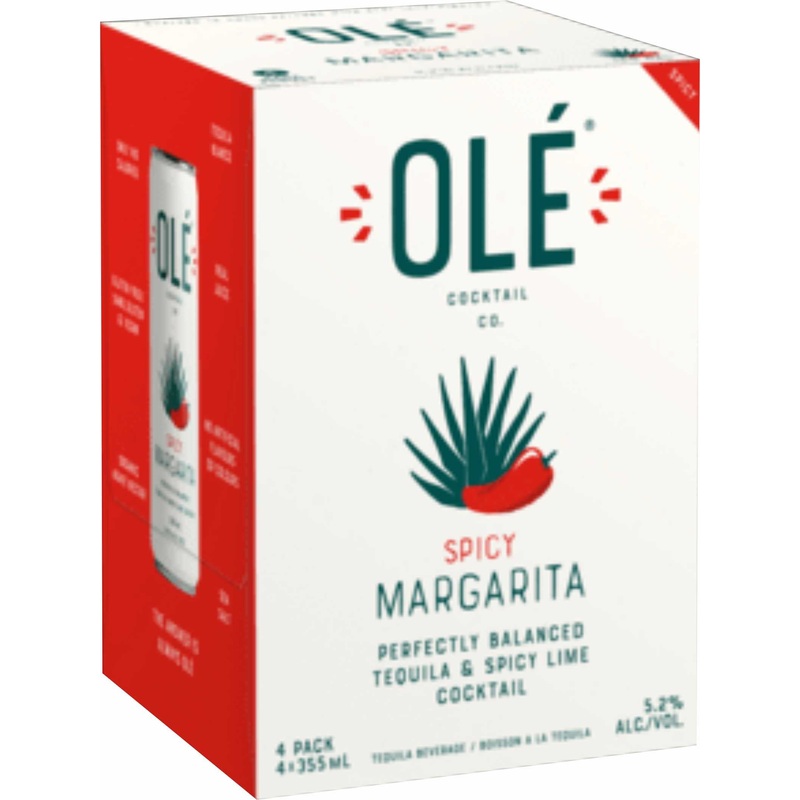 OLE SPICY MARGARITA 4 CANS