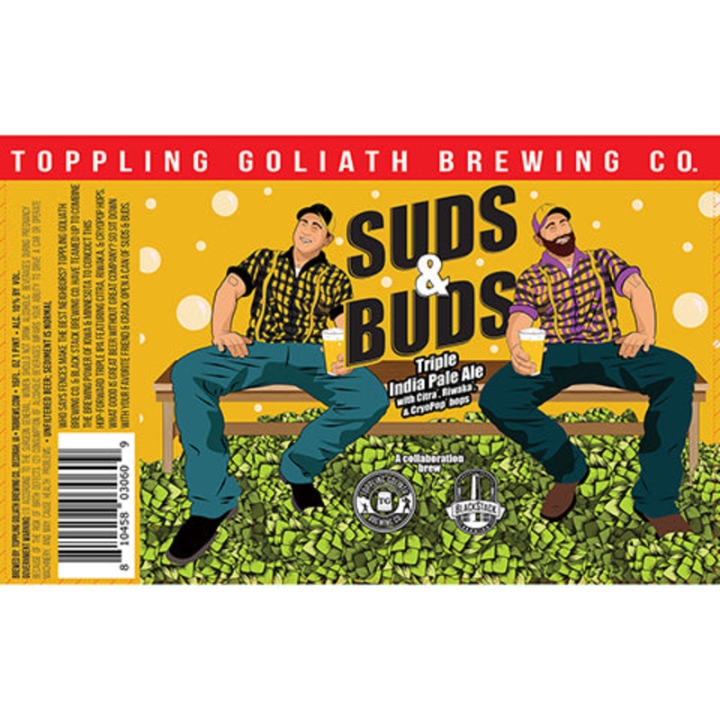 Toppling Goliath/BlackStack Suds & Buds TIPA 16OZ SINGLE CAN