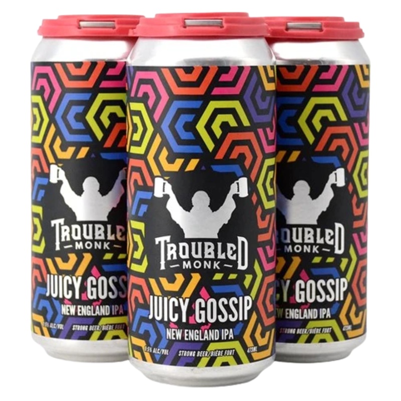 TROUBLED MONK JUICY GOSSIP NEIPA 473ML 4PK CAN @ Airdrie [1023132] 1892 ml