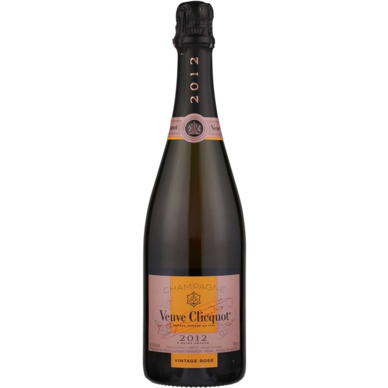 VEUVE CLICQUOT CHAMPAGNE BRUT ROSE VINTAGE 2012 750ML 750ML