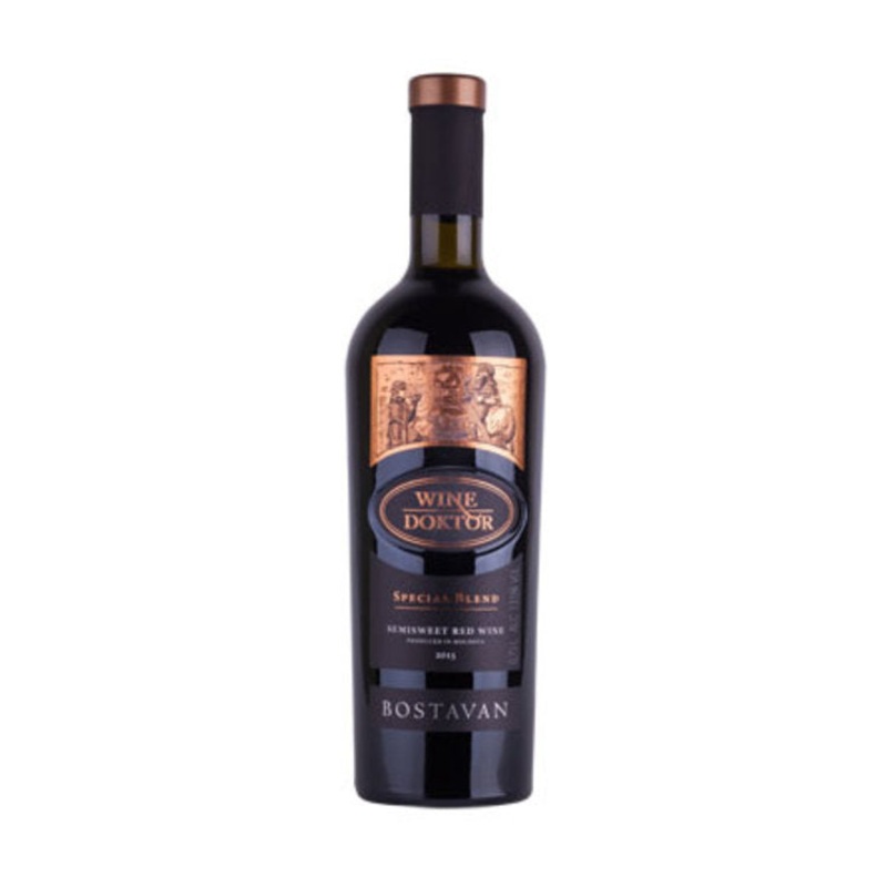WINE DOKTOR BLEND RED SEMI-SWEET 750 ML