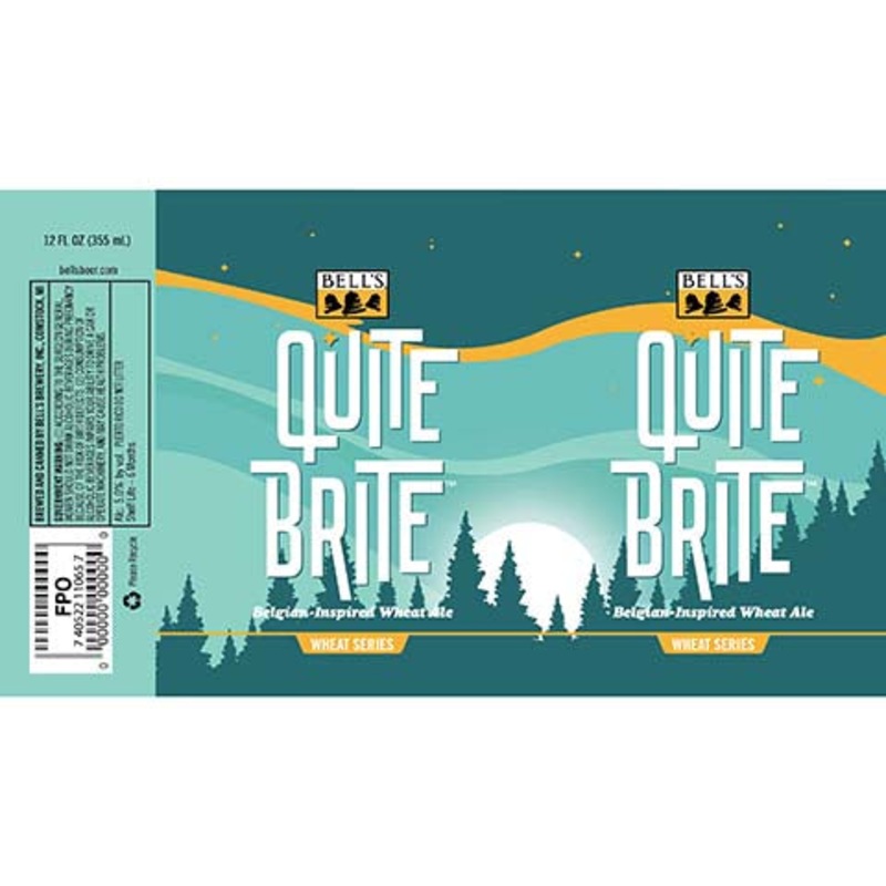Bell’s Quite Brite Belgian Wheat Ale 12OZ SINGLE CAN