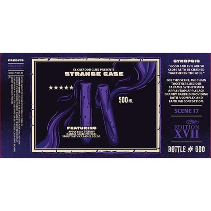 Cigar City Strange Case Imperial Stout 500ML BTL