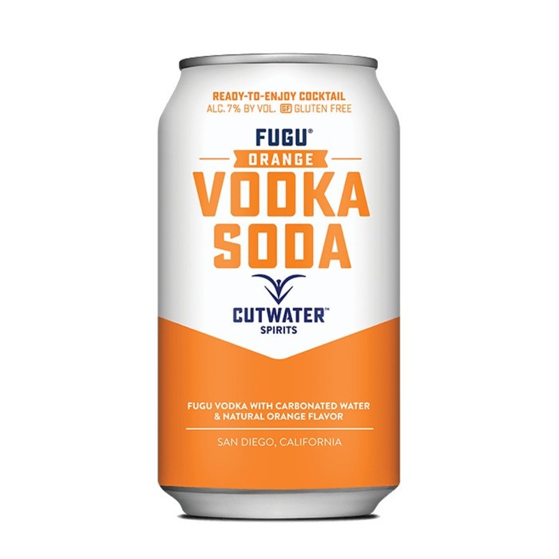 Fugu Orange Vodka Soda (4 Pack – 12 Ounce Cans)