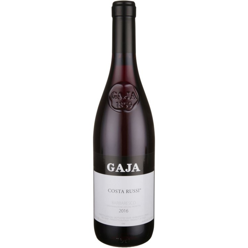 GAJA BARBARESCO COSTA RUSSI 2016 WOOD BOX 750ML 750ML