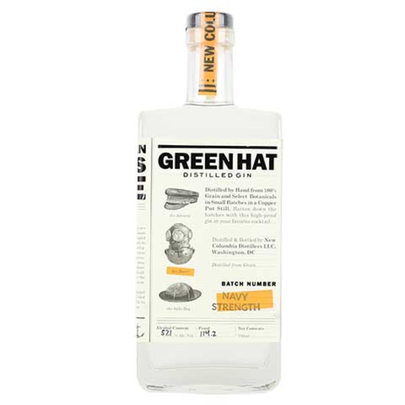 Green Hat Navy Strength Gin 750ML BTL