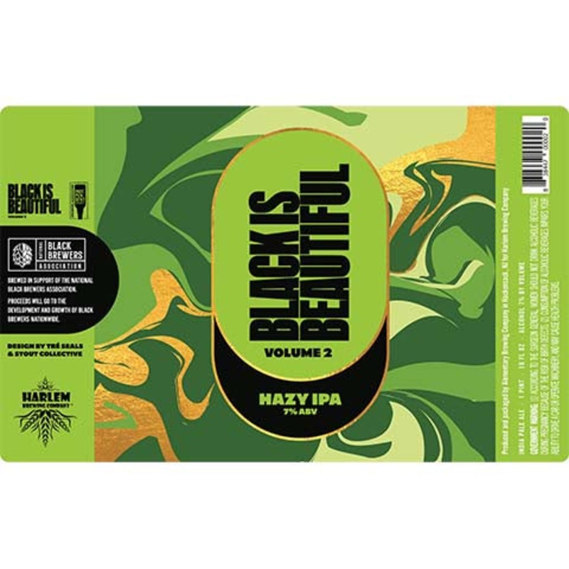 Harlem Black Is Beautiful Volume 2 Hazy IPA 16OZ SINGLE CAN