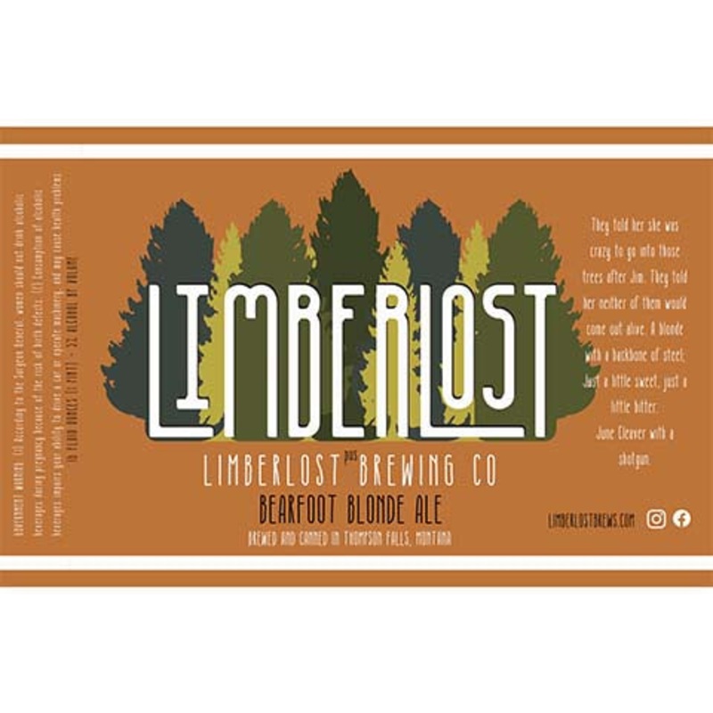 Limberlost Bearfoot Blonde Ale 16OZ SINGLE CAN