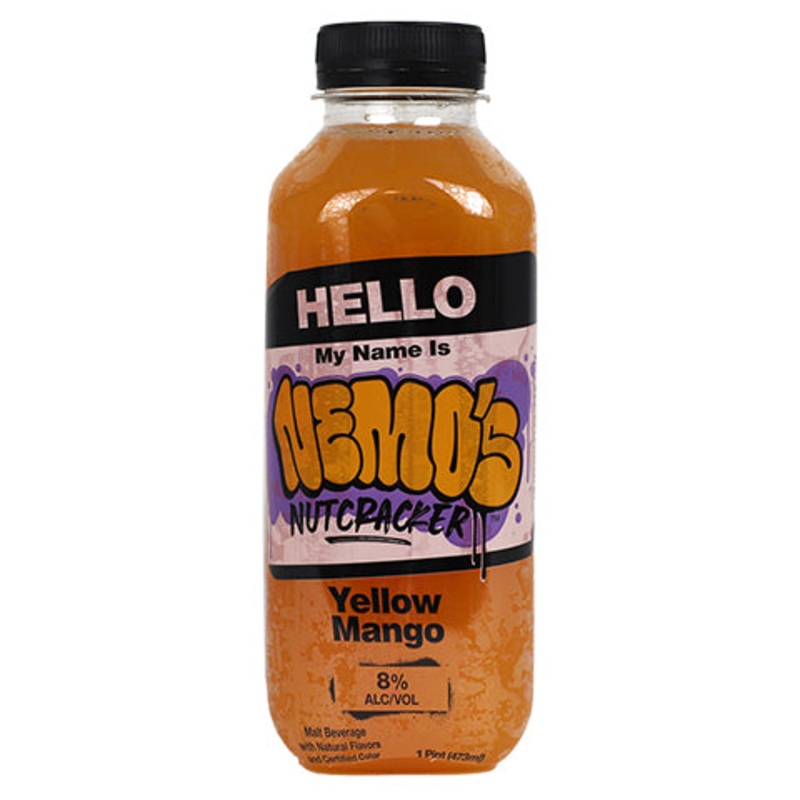 Nemo Nutcracker Yellow Mango Malt Beverage 16OZ BTL
