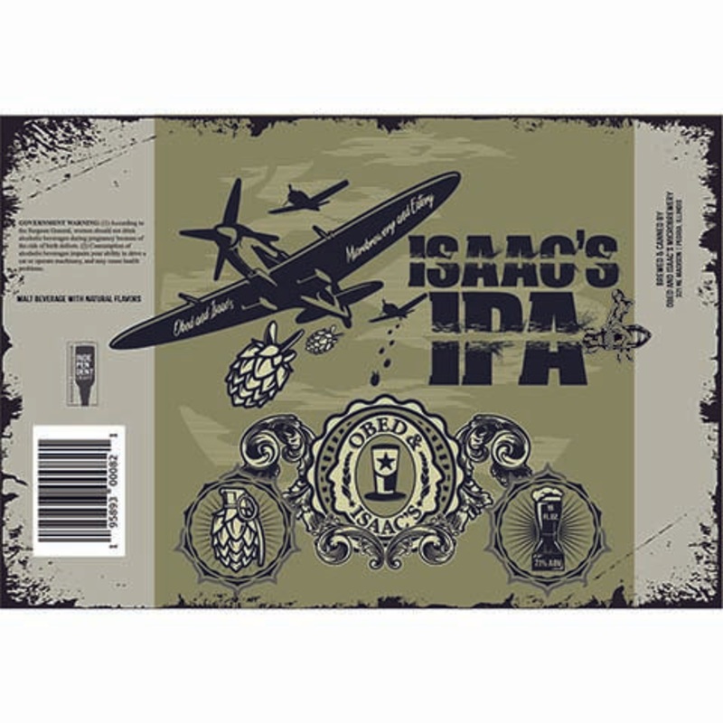 Obed & Isaac’s Isaac’s IPA 16OZ SINGLE CAN