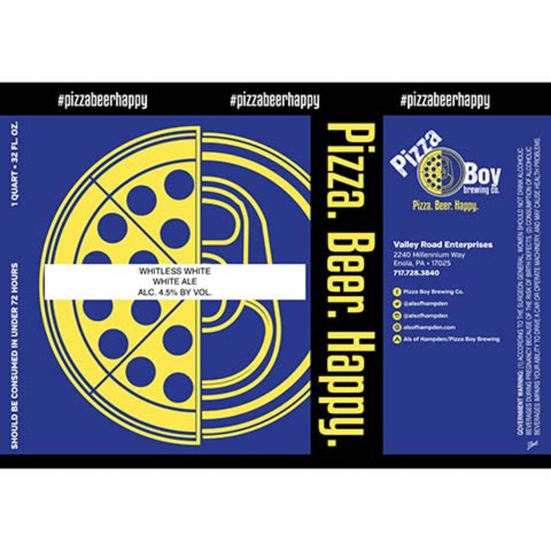 Pizza Boy Whitless White Ale 32OZ SINGLE BTL