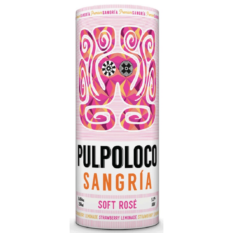 Pulpoloco Soft Rose Sangria 3x 4 Pack (250 ml Cans)