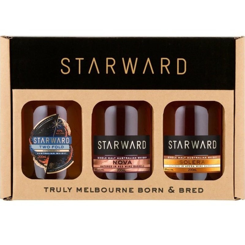 Starward Two-Fold/Nova/Solera Australian Whisky 3-Pack 3PK 200ML BTL