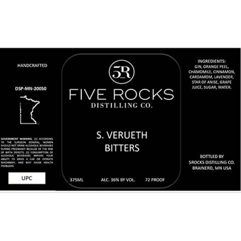 Five Rocks S. Verueth Bitters 375ML BTL