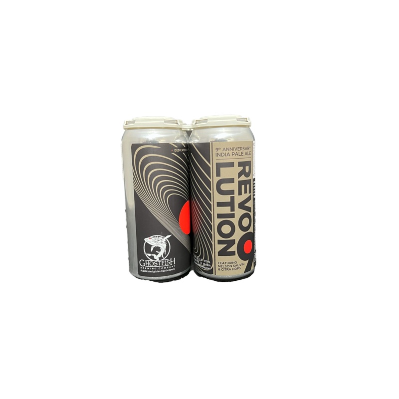 Ghostfish Revolution IPA 4 Pack Cans 9th Anniversary