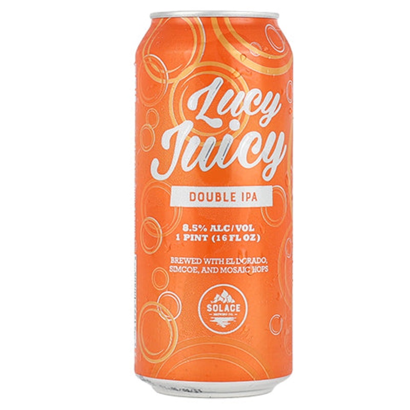 Solace Lucy Juicy DIPA 16OZ SINGLE CAN