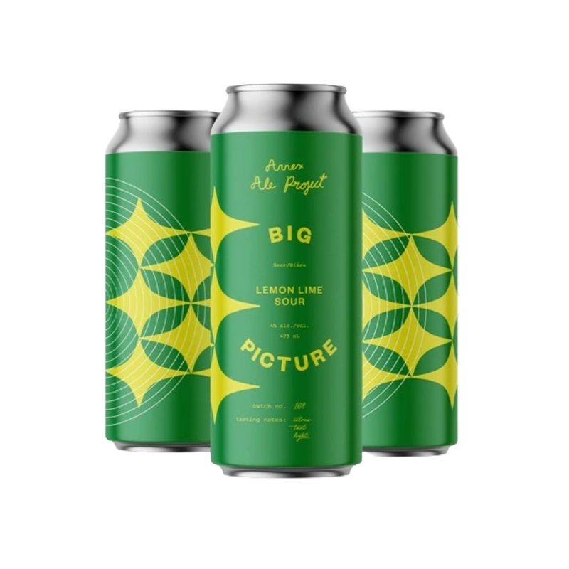 ANNEX BIG PICTURE LEMON LIME SOUR 473ML 4PK CAN @ Red Deer [1051882] 1892 ml