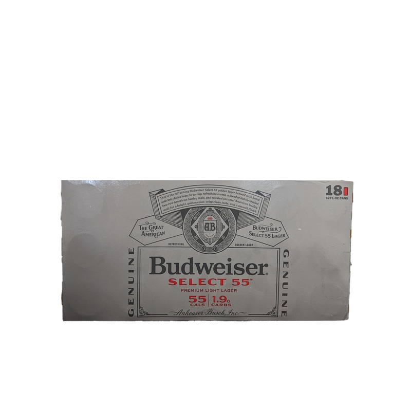 Budweiser Select 55 18 Pack Cans