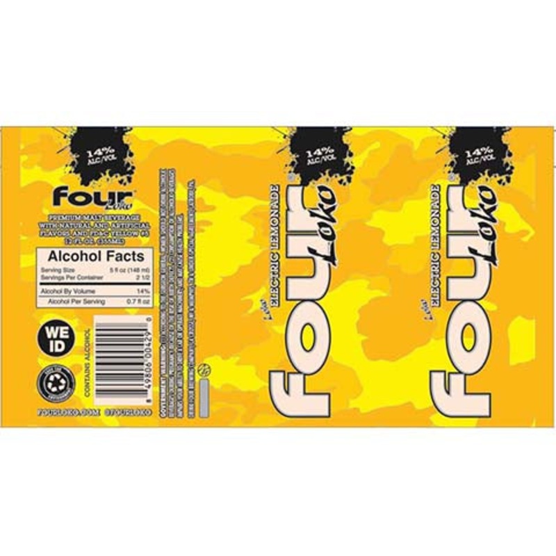 Four Loko Electric Lemonade 12OZ CAN