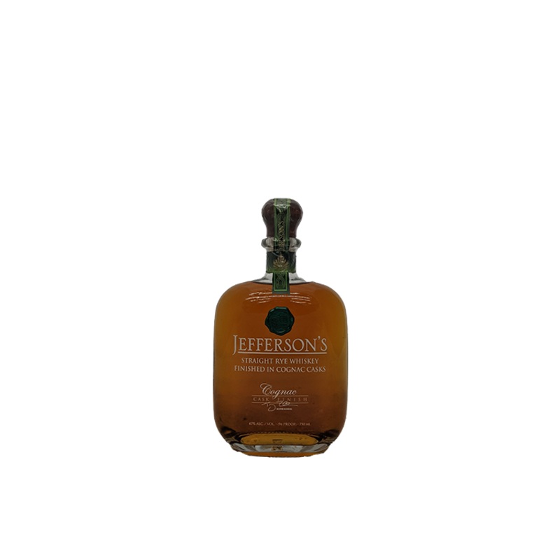 Jefferson’s Cognac Finished Straight Rye Whiskey 750ML