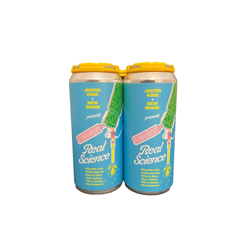 Jester King Rotating Collaboration IPA 4 Pack Cans Real Science Hazy IPA