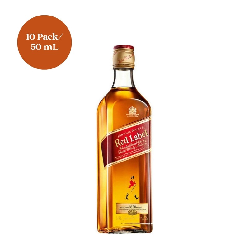Johnnie Walker Red Label Blended Scotch Whisky 50mL 12pk Shots