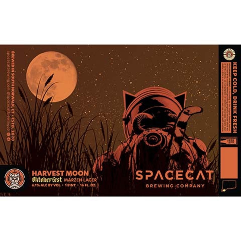Spacecat Harvest Moon Marzen Lager 16OZ SINGLE CAN