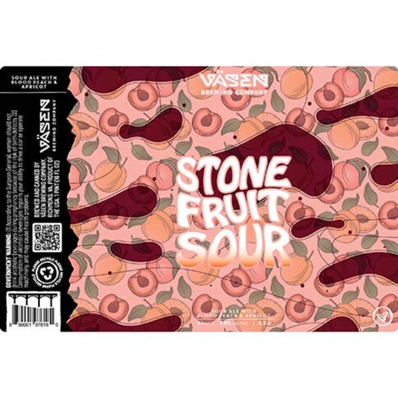 Vasen Stone Fruit Sour Ale 16OZ SINGLE CAN
