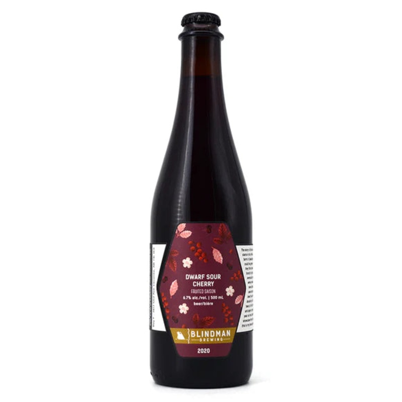 BLINDMAN DWARF SOUR CHERRY FRUITED SAISON 500ML BT @ Lethbridge [1032149] 500 ml