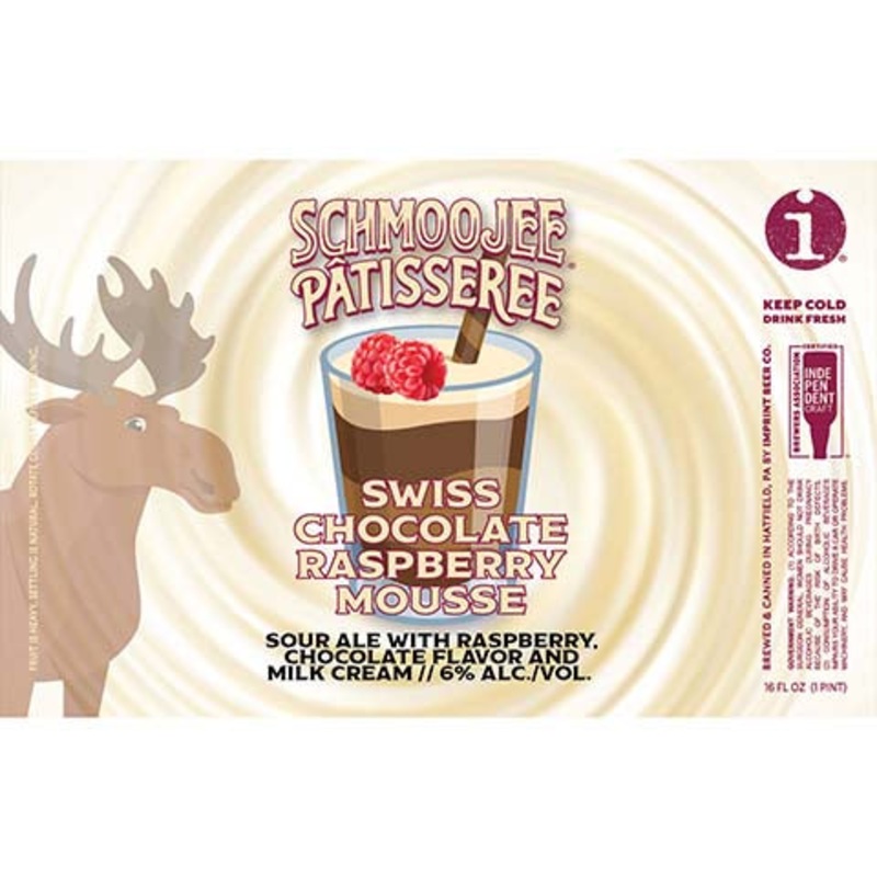 Imprint Schmoojee Patisseree Swiss Chocolate Raspberry Mousse Sour Ale 16OZ SINGLE CAN