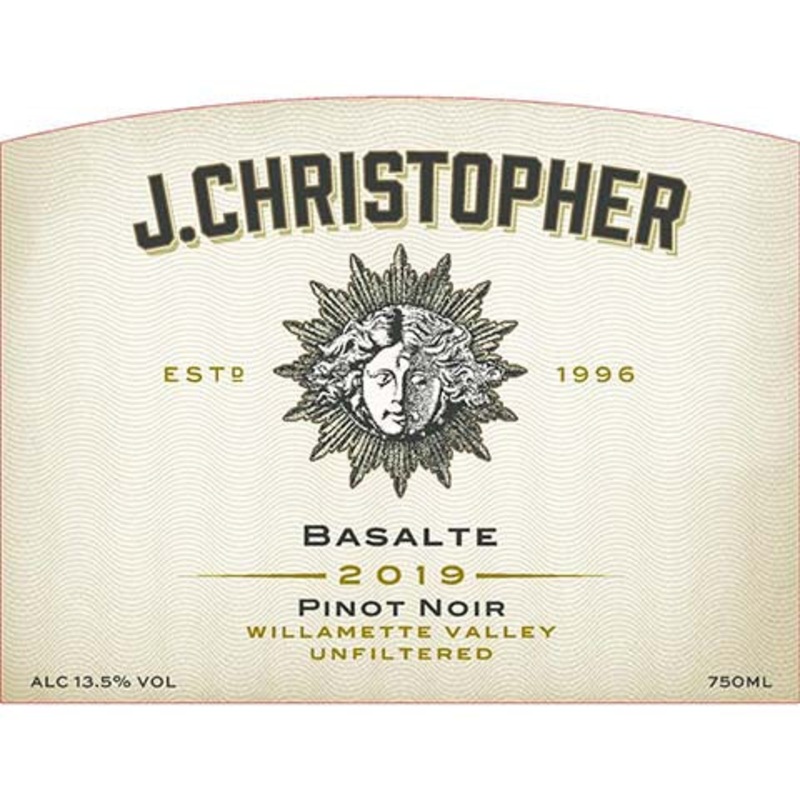 J. Christopher Basalte 2019 Pinot Noir Willamette Valley 750ML BTL
